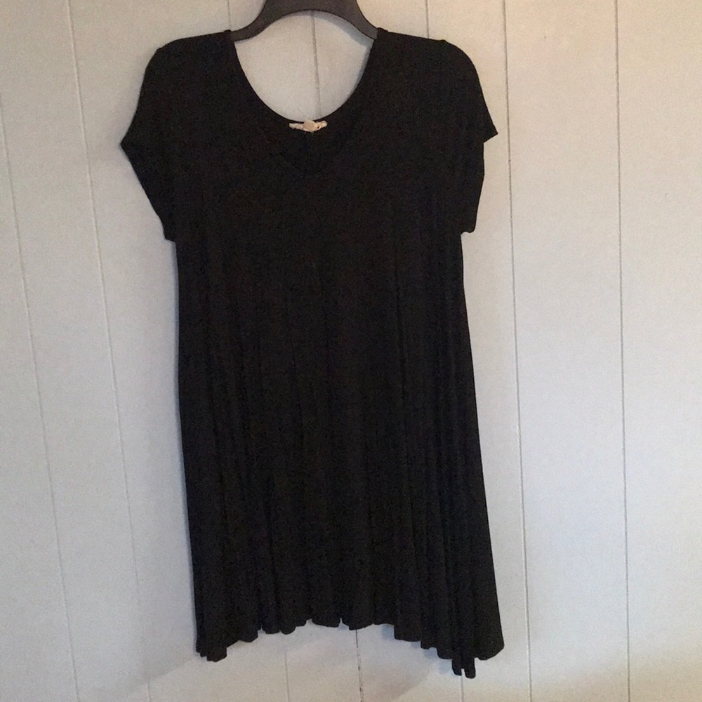 Short sleeve swing dress